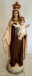 Our Lady of Mount Carmel Church Statue - 60 Inch - Painted Fiberglass