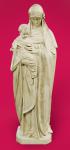 Bernese Blessed Virgin Mary & Baby Jesus Outdoor Garden Church Statue - 60 Inch - Fiberglass