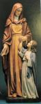 St. Anne and Child Church Statue - 59 Inch - Painted Fiberglass