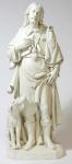 St. Roch Outdoor Garden Church Statue - 48 Inch - Fiberglass - Patron Saint of Dogs 