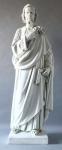 St. Joseph The Worker Outdoor Garden Church Statue - 37 Inch - Antique Stone - Made of Fiberglass