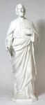 St. Joseph Outdoor Garden Church Statue - 57 Inch - Flat White Fiberglass - Patron of Fathers