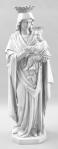 Our Lady of Perpetual Help Statue - Indoor / Outdoor - 62 Inch - Antique Stone - Made of Fiberglass