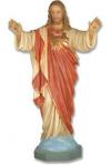 Sacred Heart of Jesus Statue - 37 Inch - Indoor Use Only - Made of Painted Fiberglass