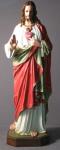 Sacred Heart Of Church Statue - 52 Inch - Painted Fiberglass 