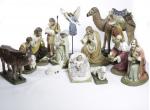 Church Nativity Set - 24 Inch - Indoor Only - 12 Piece - Made of Painted Fiberglass