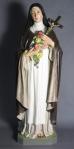 St. Therese Statue - 60 Inch - Painted Fiberglass - Indoor Use Only