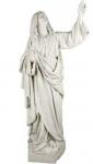 Sorrowful Blessed Virgin Mary At The Crucifixion Outdoor Garden Church Statue - 67 Inch - Fiberglass