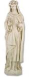 St. Rose of Lima Church Statue - 54 Inch - Outdoor - Antique Stone - Made of Fiberglass 