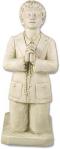 St. Francisco Statue - From Fatima Apparition - Indoor / Outdoor - 38 Inch - Antique Stone - Made of Fiberglass