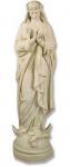 Immaculate Conception Church Statue - Indoor / Outdoor - 54 Inch - Antique Stone Look - Made of Fiberglass