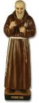 St. Padre Pio Church Statue - 23 Inch - Indoor - Painted Fiberglass 