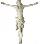 Crucified Jesus Corpus - Outdoor Garden Statue - 37 Inch - Fiberglass