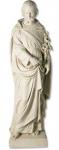 St. Joseph Church Statue - 43 Inch - Indoor / Outdoor - Antique Stone - Made of Fiberglass 