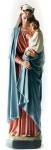 Queen Mary & Baby Jesus Church Statue - 25 Inch - Painted Fiberglass 