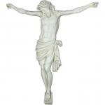 Crucified Jesus Corpus - Outdoor Garden Statue - 33 Inch - Fiberglass
