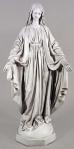 Our Lady of Grace Church Statue - 42 Inch - Antique Stone Looking Fiberglass