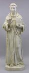 St. Thomas Aquinas Outdoor Garden Statue - 71 Inch - Antique Stone Looking Fiberglass