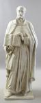 St. Ignatius of Loyola Church Statue - 71 Inch - Indoor / Outdoor - Antique Stone - Made of Fiberglass 