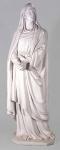 Our Lady of Sorrows Church Statue - 65 Inch - Indoor / Outdoor - Antique Stone - Made of Fiberglass 