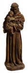 St. Anthony Outdoor Garden Statue - 24 Inch - Fiber Stone - Patron of Lost Things