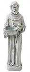St. Francis With Birds Outdoor Garden Statue - 20 Inch - Resin
