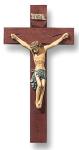 Wall Crucifix - 8 Tomaso Roma - Resin Corpus & Wooden Cross