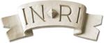 INRI Placard For Crucifix - 5 Inch H - Antique Stone Looking Fiberglass