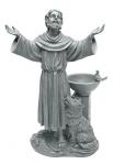 St. Francis With The Animals Outdoor Garden Statue - 19 Inch - Resin - Patron of Animals