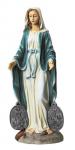 Our Lady of Grace Statue With Miraculous Medal - 22 Inch - Resin 