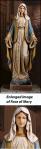 Our Lady of Grace Statue - Indoor Statue  - 48 Inch - Made of Resin - Hand Painted
