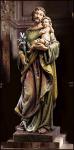 St. Joseph with Child Church Statue - Indoor - 48 Inch - Made of Resin - Hand Painted