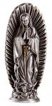 Our Lady of Guadalupe Pewter Statue - 3.75 Inch - Patron Saint of the Americas