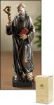 St. Benedict Statue - 8 Inch - Resin - Father of Western Monasticism