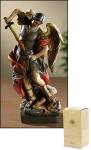 St. Michael Statue - 8 Inch - Resin - Patron Saint of Police