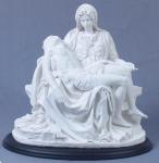 Pieta Statue - 10.5 Inch - On Black Base