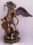 St. Michael Statue - 29 Inch - Hand-painted Cold Cast Bronze - Veronese Collection