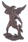 Archangel Uriel Statue - 13.25 Inch - Lightly Hand-painted, Cold-cast Bronze