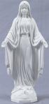 Our Lady of Grace Statue - 10 Inch - White Resin