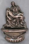 Pieta Font - 10 Inch - Cold Cast Bronze Resin - From Veronese Collection