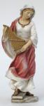 St. Cecilia Statue - 8.5 Inch - Hand-painted - Patron Saint of Music