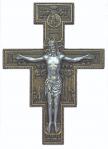 San Damiano Crucifix - Pewter Style Corpus - 16 Inch - From Veronese Collection