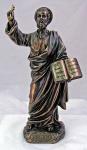 St. Peter Statue - 8 Inch - Lightly Hand-painted Cold Cast Bronze - From Veronese Collection