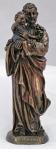 St. Joseph & Child Jesus Statue - 8 Inch - Cold Cast Bronze Resin - From Veronese Collection
