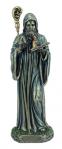 St. Benedict Statue - 8 Inch - Lightly Hand-painted Cold Cast Bronze - From Veronese Collection