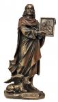 St. Luke The Evangelist Statue - 8 Inch - Lightly Hand-painted Cold-cast Bronze