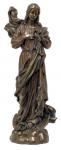 Mary, Untier (Undoer) of Knots Statue - 12 Inch - Lightly Hand-painted Cold-cast Bronze Resin - Veronese Collection
