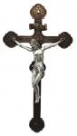 Wall Crucifix - 14 Inch - Pewter Style Corpus