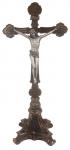 Standing Altar Crucifix - 13 Inch - With Pewter Style Corpus