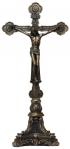 Standing Altar Crucifix - 13 Inch - Lightly Hand-painted Cold-cast Bronze - Veronese Collection